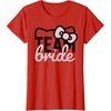 image:imageHello Kitty Team Bride for Bridal Party Bridesmaid TShirt SmallRed