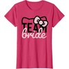 image:imageHello Kitty Team Bride for Bridal Party Bridesmaid TShirt SmallRed Heather