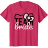 image:imageHello Kitty Team Bride for Bridal Party Bridesmaid TShirt SmallRed Heather