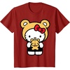 image:imageHello Kitty Teddy Bear Dress Up TShirt SmallCranberry Red