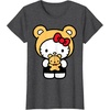 image:imageHello Kitty Teddy Bear Dress Up TShirt SmallDark Heather Grey
