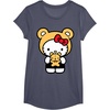 image:imageHello Kitty Teddy Bear Dress Up TShirt SmallHeather Blue