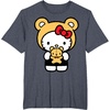 image:imageHello Kitty Teddy Bear Dress Up TShirt SmallHeather Blue