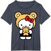 image:imageHello Kitty Teddy Bear Dress Up TShirt SmallHeather Blue