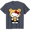 image:imageHello Kitty Teddy Bear Dress Up TShirt SmallHeather Blue