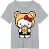 image:imageHello Kitty Teddy Bear Dress Up TShirt SmallHeather Grey