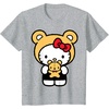image:imageHello Kitty Teddy Bear Dress Up TShirt SmallHeather Grey