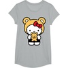 image:imageHello Kitty Teddy Bear Dress Up TShirt SmallHeather Grey