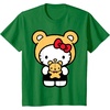 image:imageHello Kitty Teddy Bear Dress Up TShirt SmallKelly Green