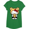 image:imageHello Kitty Teddy Bear Dress Up TShirt SmallKelly Green