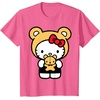 image:imageHello Kitty Teddy Bear Dress Up TShirt SmallPink Heather