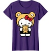image:imageHello Kitty Teddy Bear Dress Up TShirt SmallPurple