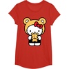 image:imageHello Kitty Teddy Bear Dress Up TShirt SmallRed