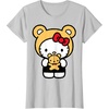 image:imageHello Kitty Teddy Bear Dress Up TShirt SmallSilver Grey