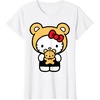 image:imageHello Kitty Teddy Bear Dress Up TShirt SmallWhite