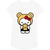 image:imageHello Kitty Teddy Bear Dress Up TShirt SmallWhite