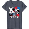 image:imageHello Kitty and Friends Hello Sanrio USA Americana TShirtHeather Blue