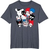 image:imageHello Kitty and Friends Hello Sanrio USA Americana TShirtHeather Blue