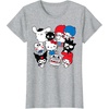 image:imageHello Kitty and Friends Hello Sanrio USA Americana TShirtHeather Grey