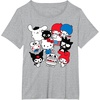 image:imageHello Kitty and Friends Hello Sanrio USA Americana TShirtHeather Grey
