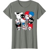 image:imageHello Kitty and Friends Hello Sanrio USA Americana TShirtOlive Heather