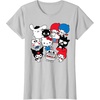 image:imageHello Kitty and Friends Hello Sanrio USA Americana TShirtSilver Grey