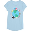 image:imageHello Kitty and Friends Sanrio Earth TShirtBaby Blue
