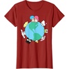 image:imageHello Kitty and Friends Sanrio Earth TShirtCranberry Red
