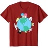 image:imageHello Kitty and Friends Sanrio Earth TShirtCranberry Red