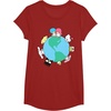 image:imageHello Kitty and Friends Sanrio Earth TShirtCranberry Red