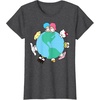 image:imageHello Kitty and Friends Sanrio Earth TShirtDark Heather Grey