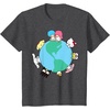 image:imageHello Kitty and Friends Sanrio Earth TShirtDark Heather Grey