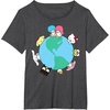 image:imageHello Kitty and Friends Sanrio Earth TShirtDark Heather Grey