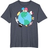 image:imageHello Kitty and Friends Sanrio Earth TShirtHeather Blue