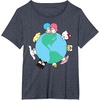 image:imageHello Kitty and Friends Sanrio Earth TShirtHeather Blue