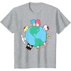 image:imageHello Kitty and Friends Sanrio Earth TShirtHeather Grey