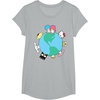 image:imageHello Kitty and Friends Sanrio Earth TShirtHeather Grey