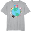 image:imageHello Kitty and Friends Sanrio Earth TShirtHeather Grey