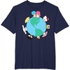 image:imageHello Kitty and Friends Sanrio Earth TShirtNavy Blue