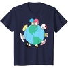 image:imageHello Kitty and Friends Sanrio Earth TShirtNavy Blue