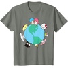image:imageHello Kitty and Friends Sanrio Earth TShirtOlive Heather