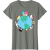 image:imageHello Kitty and Friends Sanrio Earth TShirtOlive Heather