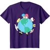 image:imageHello Kitty and Friends Sanrio Earth TShirtPurple