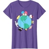 image:imageHello Kitty and Friends Sanrio Earth TShirtPurple Heather