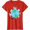image:imageHello Kitty and Friends Sanrio Earth TShirtRed