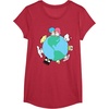image:imageHello Kitty and Friends Sanrio Earth TShirtRed Heather