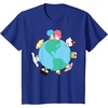 image:imageHello Kitty and Friends Sanrio Earth TShirtRoyal Blue