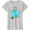image:imageHello Kitty and Friends Sanrio Earth TShirtSilver Grey