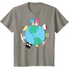 image:imageHello Kitty and Friends Sanrio Earth TShirtSlate Grey