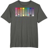 image:imageHello Kitty and Friends Sanrio Rainbow TShirtAsphalt Grey